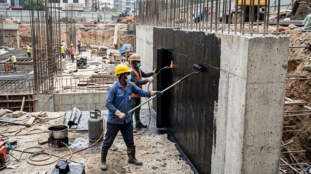 Bituminous Membrane Waterproofing