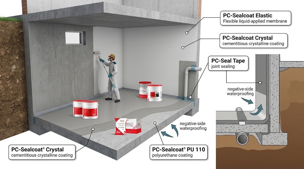 Internal Basement Waterproofing